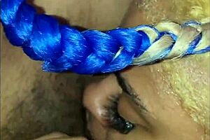 Pov king sucks black ebony tits and wet pussy