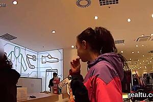 Czech teen feels teased and drilled passionately