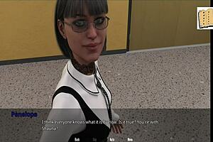 Shauna relaxes in college with blonde teacher and ass in 3d hentai