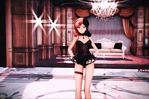 Hey Neo, show off that lingerie in RWBY MMD action!