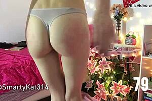 Watch this intense solo spanking session unfold with raw passion!