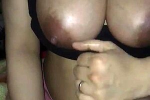 Handjob From Wife With Big Tits Feels So Damn Good!