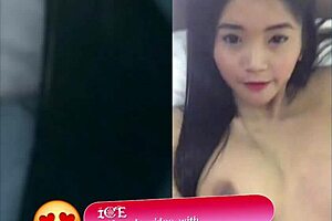 HELLO LADYBOY THAI BABE SELF MADE HOME MADE SUCKING OFF STRANGER WITH BIG TITS MONSTER COCK
