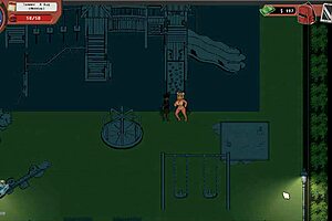 cute teen gives extreme deepthroat in hentai game