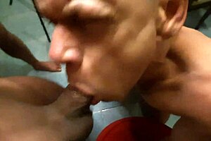 wow, brazilian gay trio in rio 2021 handles monster cocks with blowjobs