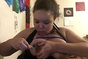 my first try with nipple clamps felt so wild and intense