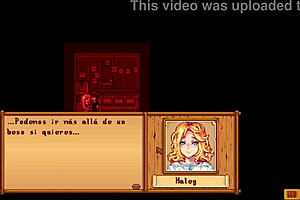 haley says, 'want a blowjob?' in stardew valley spanish