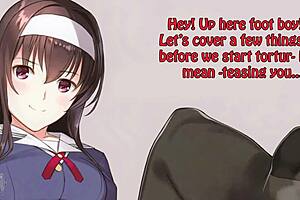 Jerk off to anime feet!