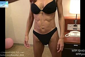 Curious about natural muscle girls in Japanese fetish visuals?