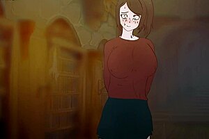 that hentai girl from the train gets rough with the magician! 😏