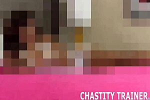 Femdom mistress binds you for toy play and bondage session