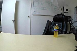 Jojo's blonde casting interview turns into blowjob.