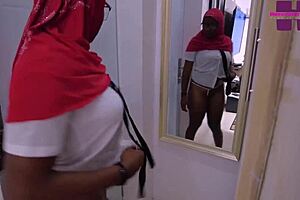 Oh, Naughty Muslim Girl Fucked Hard by Neighbor Before Class!