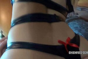 blonde housewife jolene enjoys her tight routine