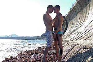 sex with strangers by the sea in hidden spot