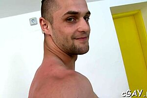 Gay couple dives into raw bareback action tonight