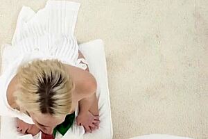 tempting mormon teen 18+ mouth fucked nicely and face sprayed