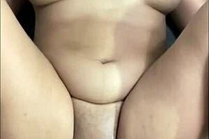 this colombian lady gets bent over and fucked hard with a monster cock until she cums