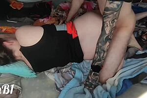 मेरी गीली चूत प्रेमी की जोरदार चुदाई से फटी orgasam गांड पर कम