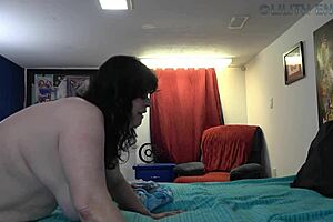 Step-son catches me cheating with that fat milf bbw