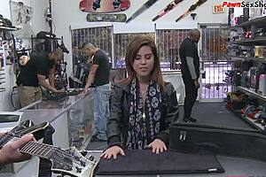 Petite Brunette Girl Next Door Gets Fucked At Work