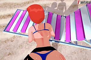 Look, Gwen Tennyson bikini sex on public beach. Ben10 watches full FPV on Sheer FantasyKing3!