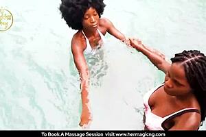 Sunday relaxation with pool shower and orgasm preview