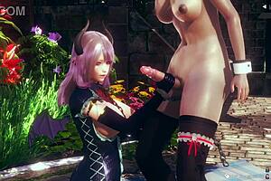 playing with a shy vietnamese girl in intimate session