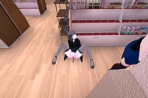 Sereka discreetly exposes herself in a naked coat during an outdoor game.