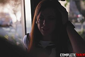 Teen in uniform gets drilled hard