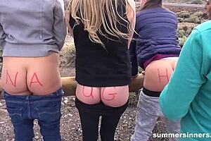 daring public undressing at summersinners