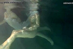 polcharova and siskina get wet horny underwater lesbians
