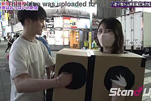 discovering the contents of the box in shinjuku2 😊