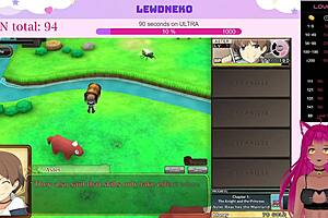 Vtuber Lewdneko Plays Evenicle in an Intriguing Game Session Part One