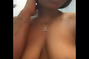 Taboo Lesbian Stepmom Sucking Natural Tits and Big Nipples Passionately