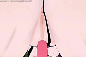 Hey, does the forest really want to suck out all my semen in this hentai asmr part 3?