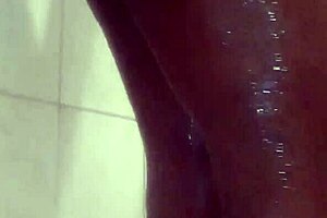 i keep my ebony body clean with homemade masturbation