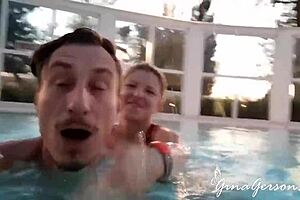 Gina Gerson And Jason Steel Engage In Public Activity