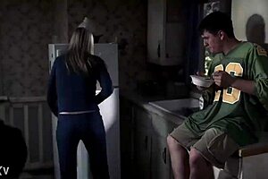 Supernatural sexy bikini girl swims