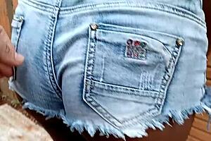 Brazilian teen in lingerie masturbating for clip test