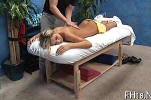 massage turns into carnal sex session