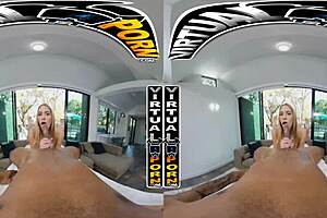 virtual porn - khloe kapri gets happy ending thanks to big black cock