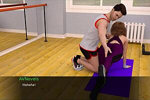 Nursing back to pleasure 73 getting it on with sexy redhead in the gym.