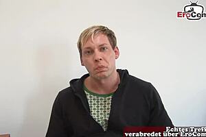 First time German amateur casting turns into wild banging.