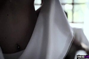 kenna james bent over for doggystyle stuffing her pussy with big cock