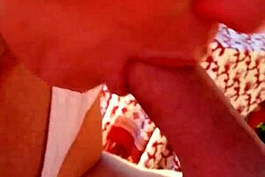 Just doing the yard work, sucking cock in garden