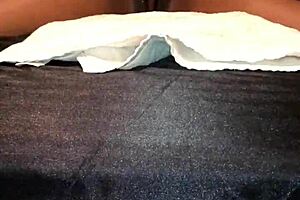 ebony woman tied up in dynamic scene