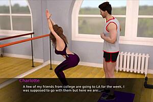 Nursing back to pleasure 73 getting it on with sexy redhead in the gym.