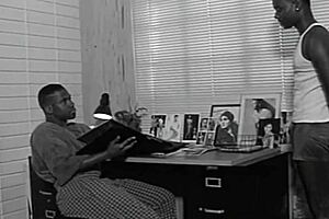 hot looking gay couple in extreme bareback anal scene