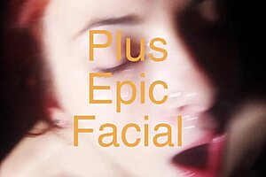 Big black cock thrusts in and out of white teen's throat!